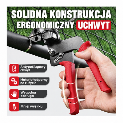 Solidna konstrukcja i ergonomiczny uchwyt