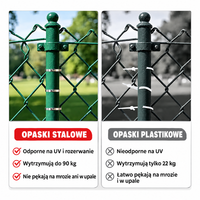 Porównanie: opaski stalowe i opaski plastikowe