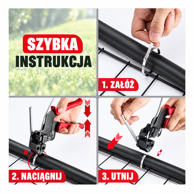 Szybka instrukcja: załóż, naciągnij, utnij