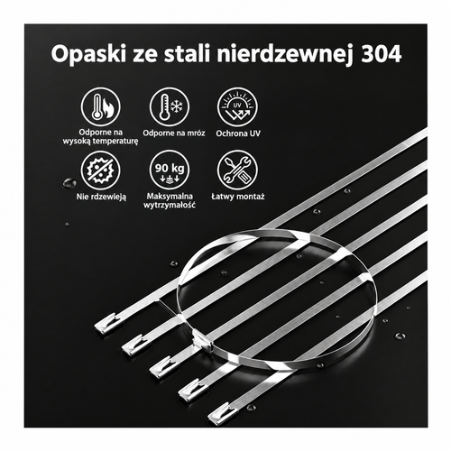 Kuangmi™ – Naciągarka do opasek stalowych + 150 opasek (zestaw Pro)